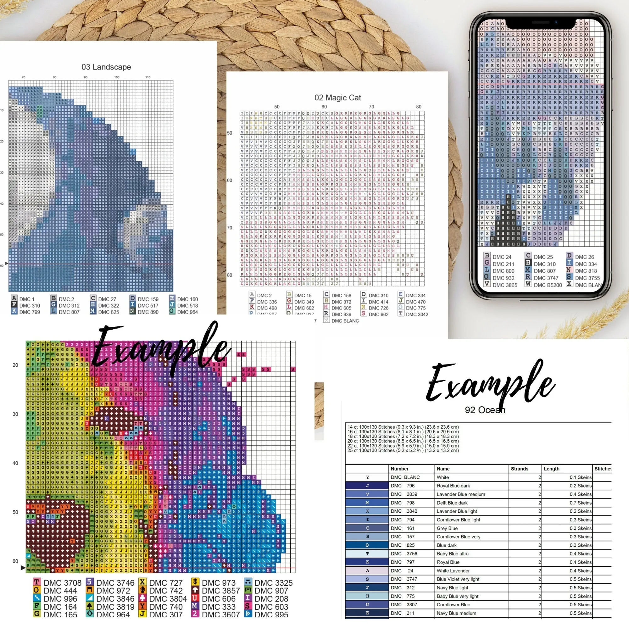 Letter P Cross Stitch Pattern #67