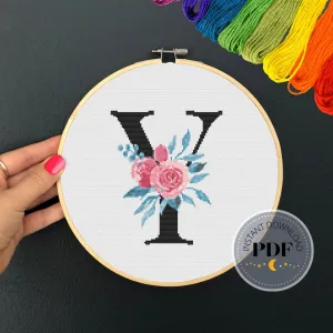 Letter Y Cross Stitch Pattern #79