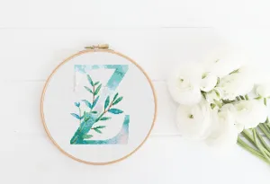 Letter Z Cross Stitch Pattern #416
