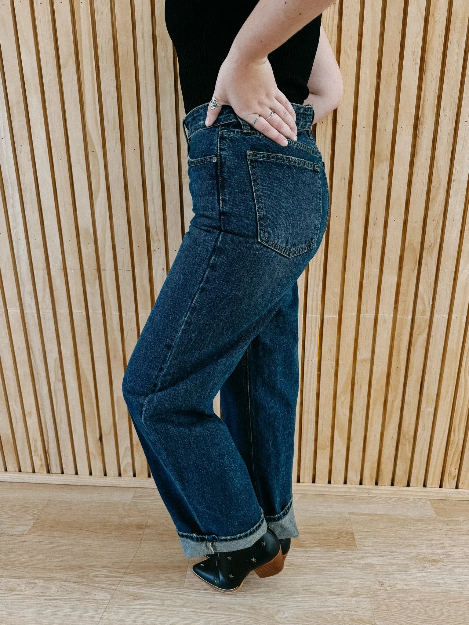 Lilly High Waisted Skater Jean