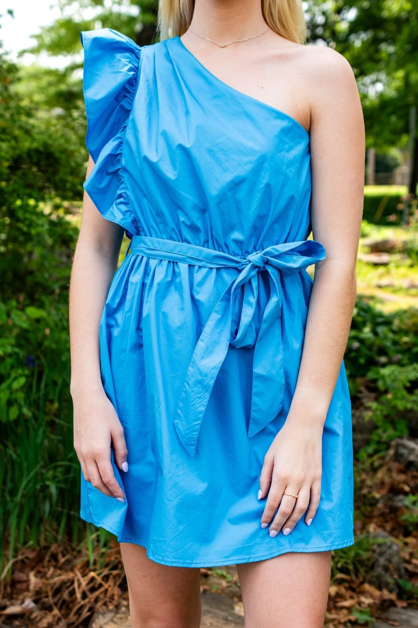 Living Easy Mini Dress in Blue