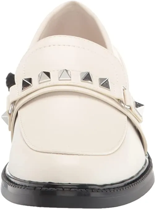 Marc Fisher Women's Cancia2 Loafer, Ivory, 9