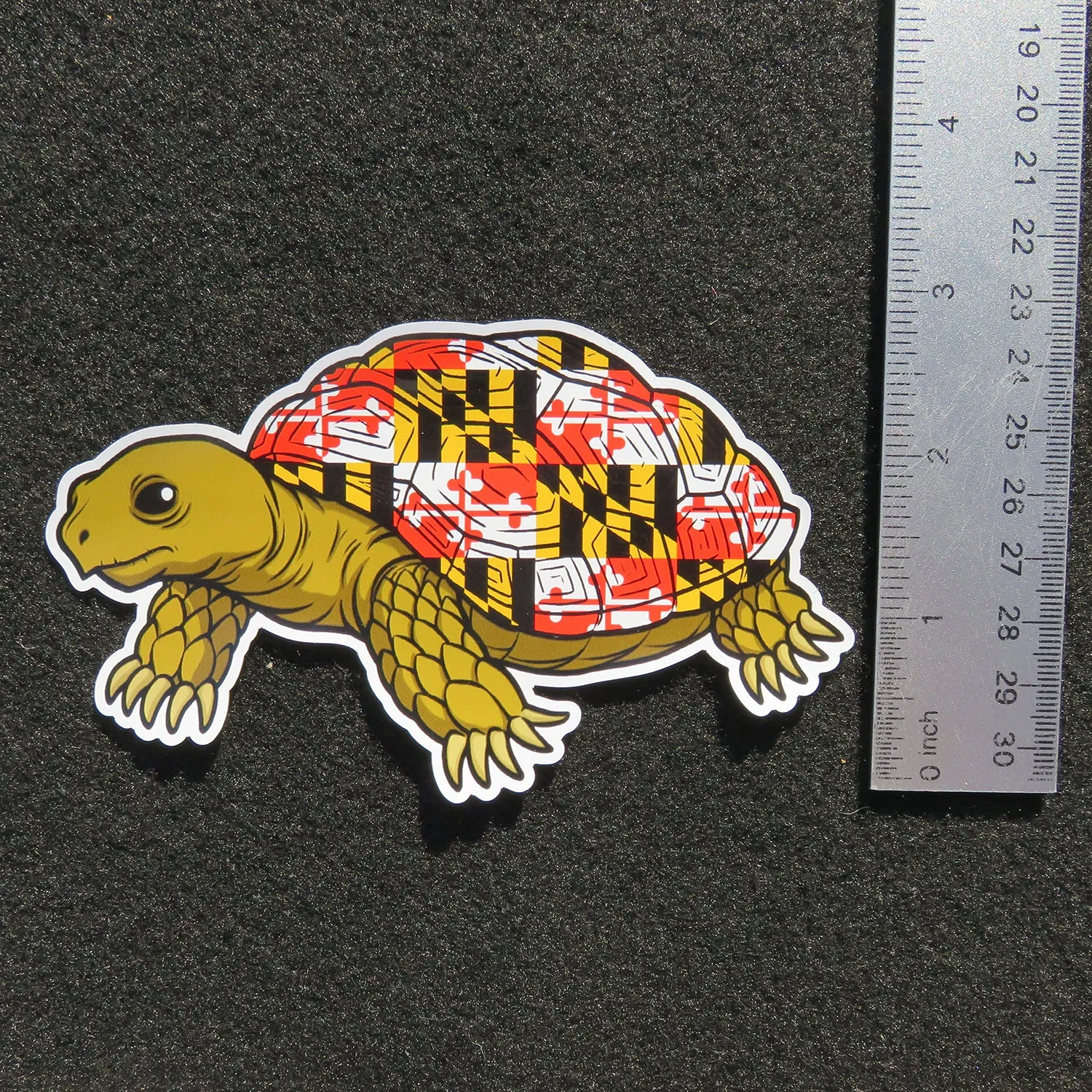 Maryland Flag Turtle Magnet