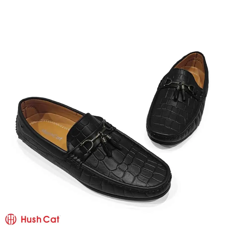 Men's Black Medicated Cow Leather Loafer