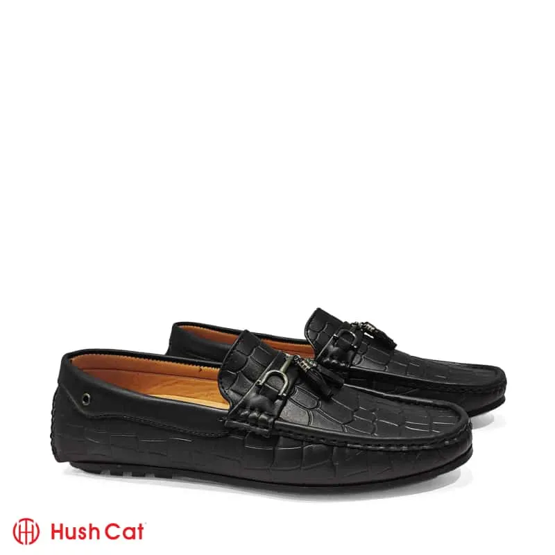 Men's Black Medicated Cow Leather Loafer