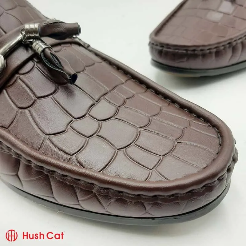 Men's BROWN  Medicated Cow Leather Loafer