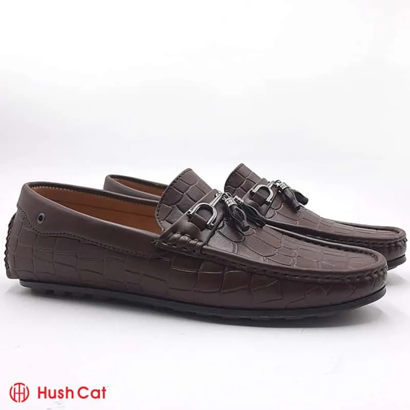 Men's BROWN  Medicated Cow Leather Loafer