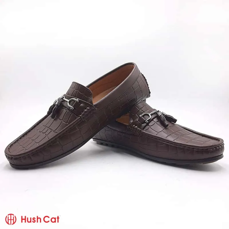 Men's BROWN  Medicated Cow Leather Loafer