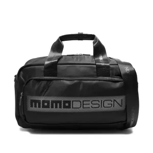 Momodesign Borsone Stripes in nylon nero decal bianca