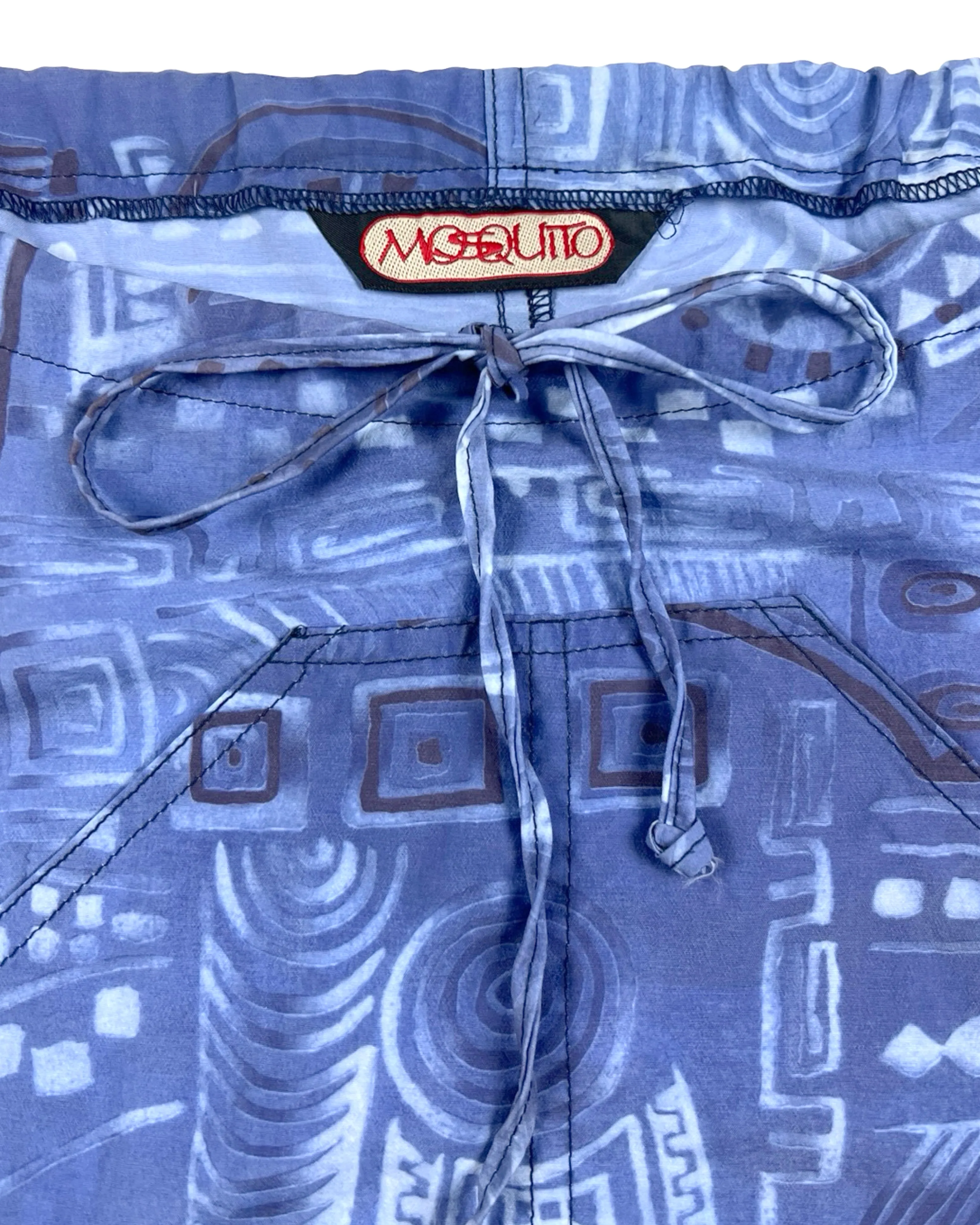 Mosquito Printed Nylon Easy Skirt