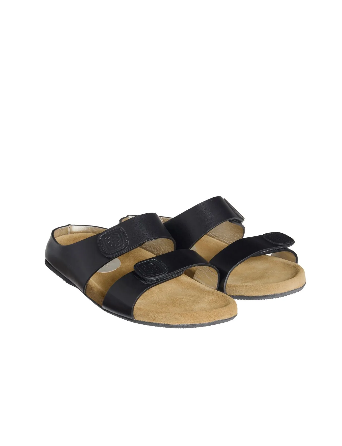Mules Delia black leather