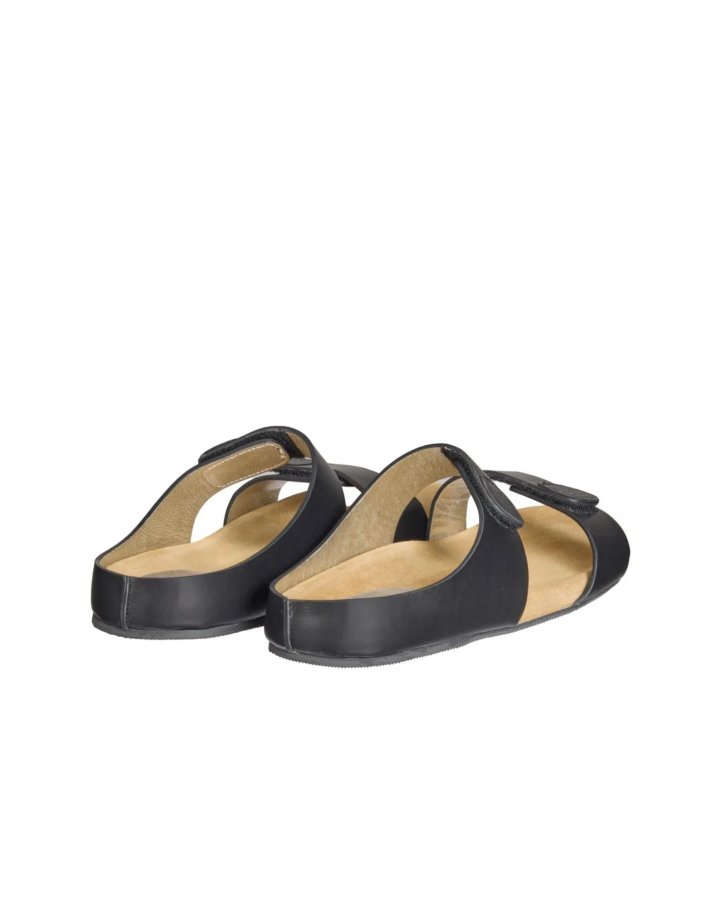 Mules Delia black leather