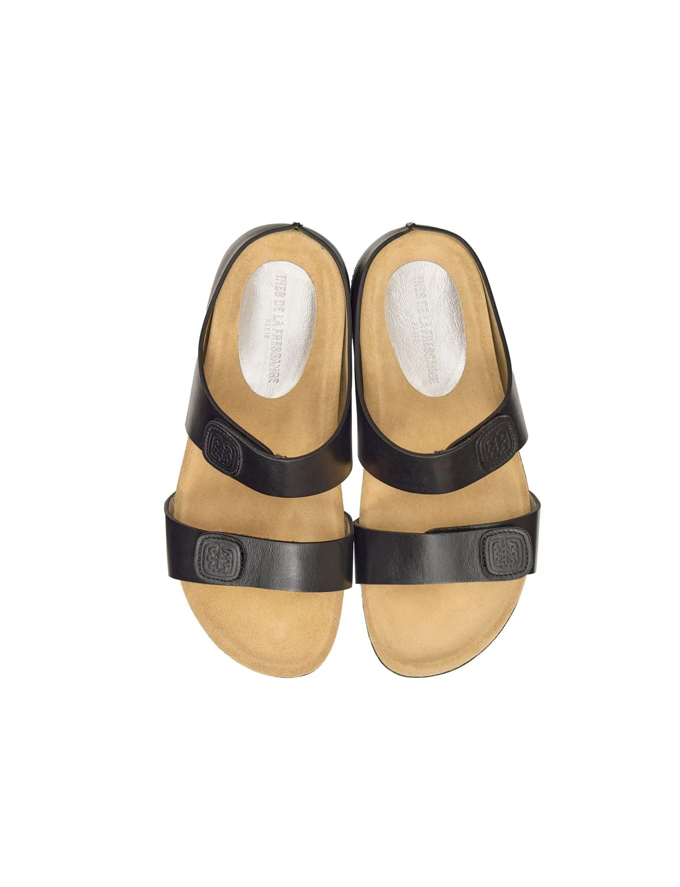Mules Delia black leather