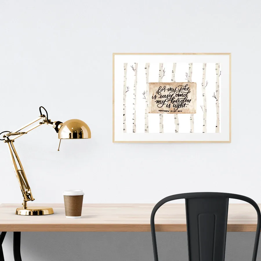 My Yoke Is Easy {Poster}