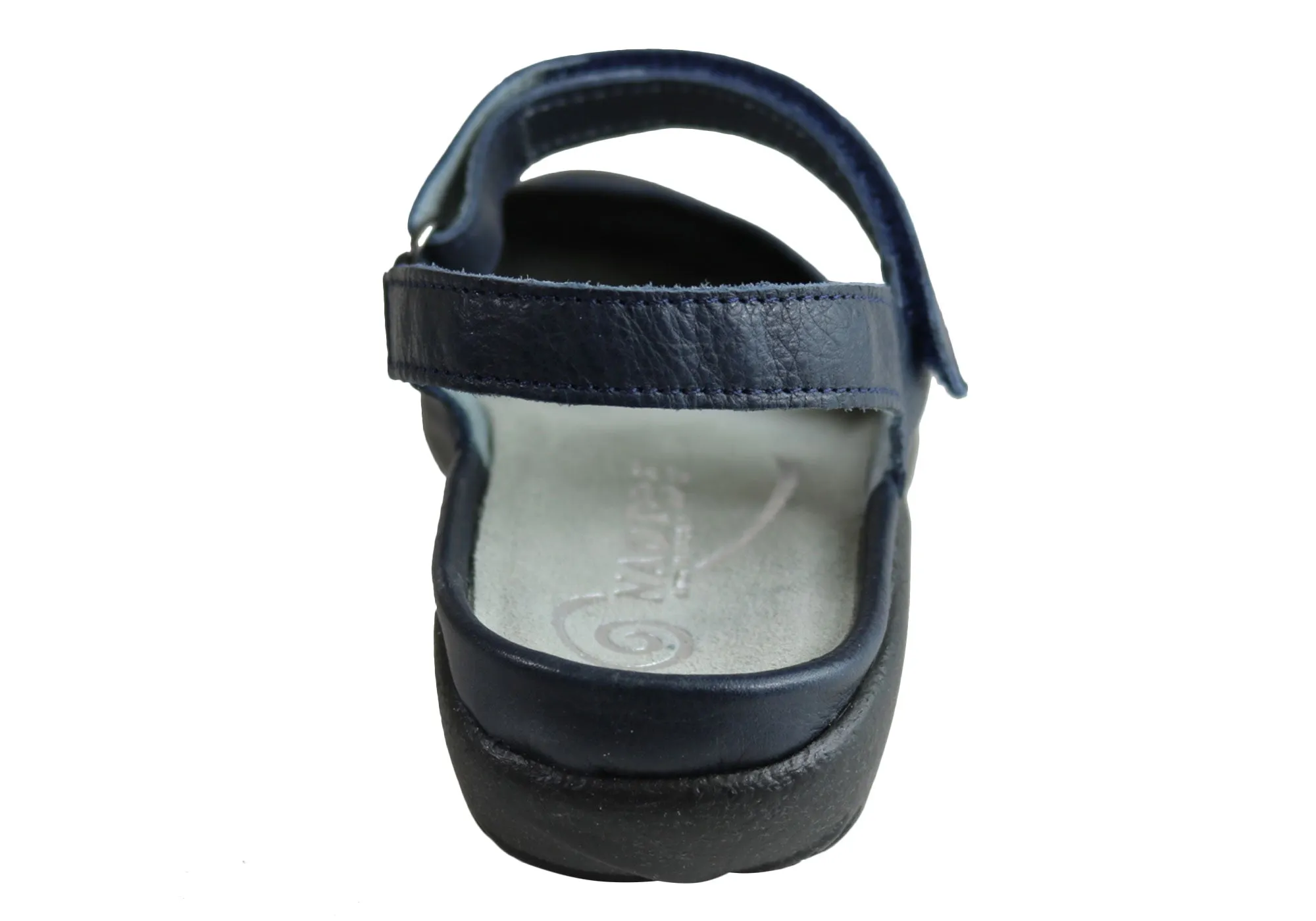 Naot Arataki Womens Closed Toe Orthotic Friendly Leather Flat Sandals