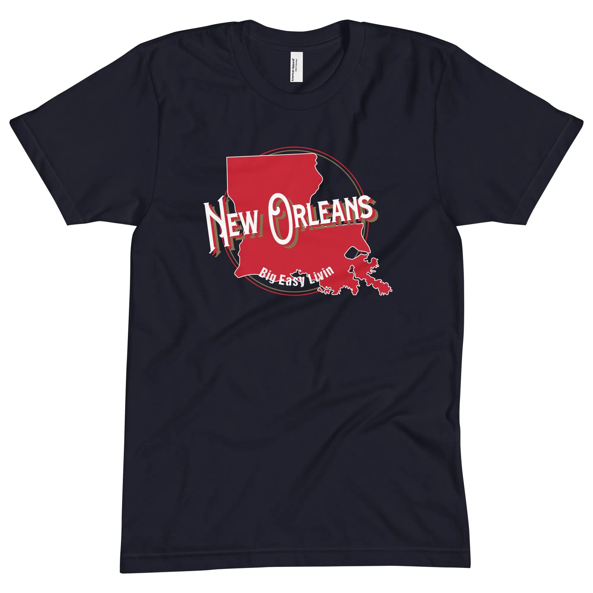 New Orleans - Big Easy Livin Unisex Crew Neck Tee