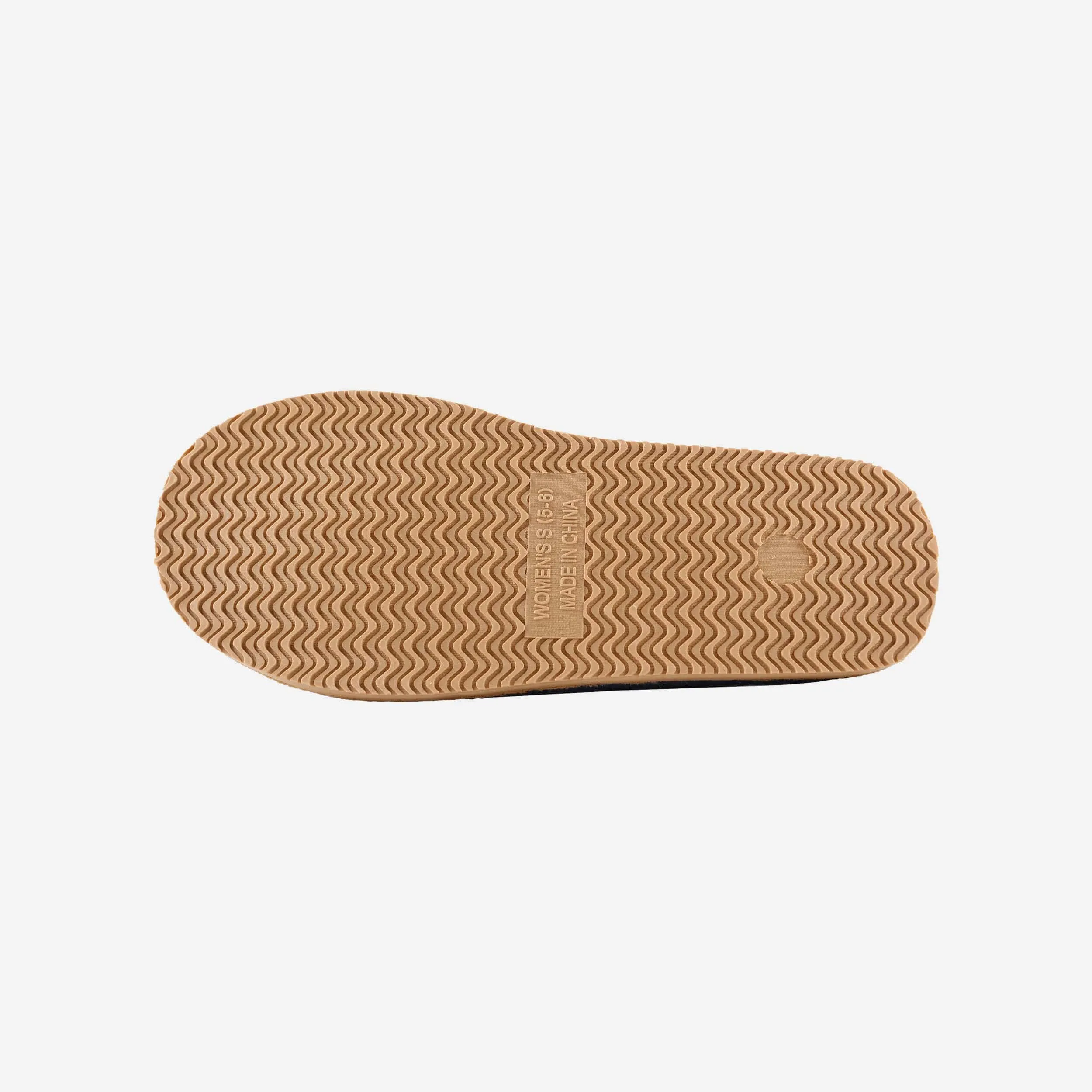 New York Giants Womens Plaid Sherpa Mule Slipper