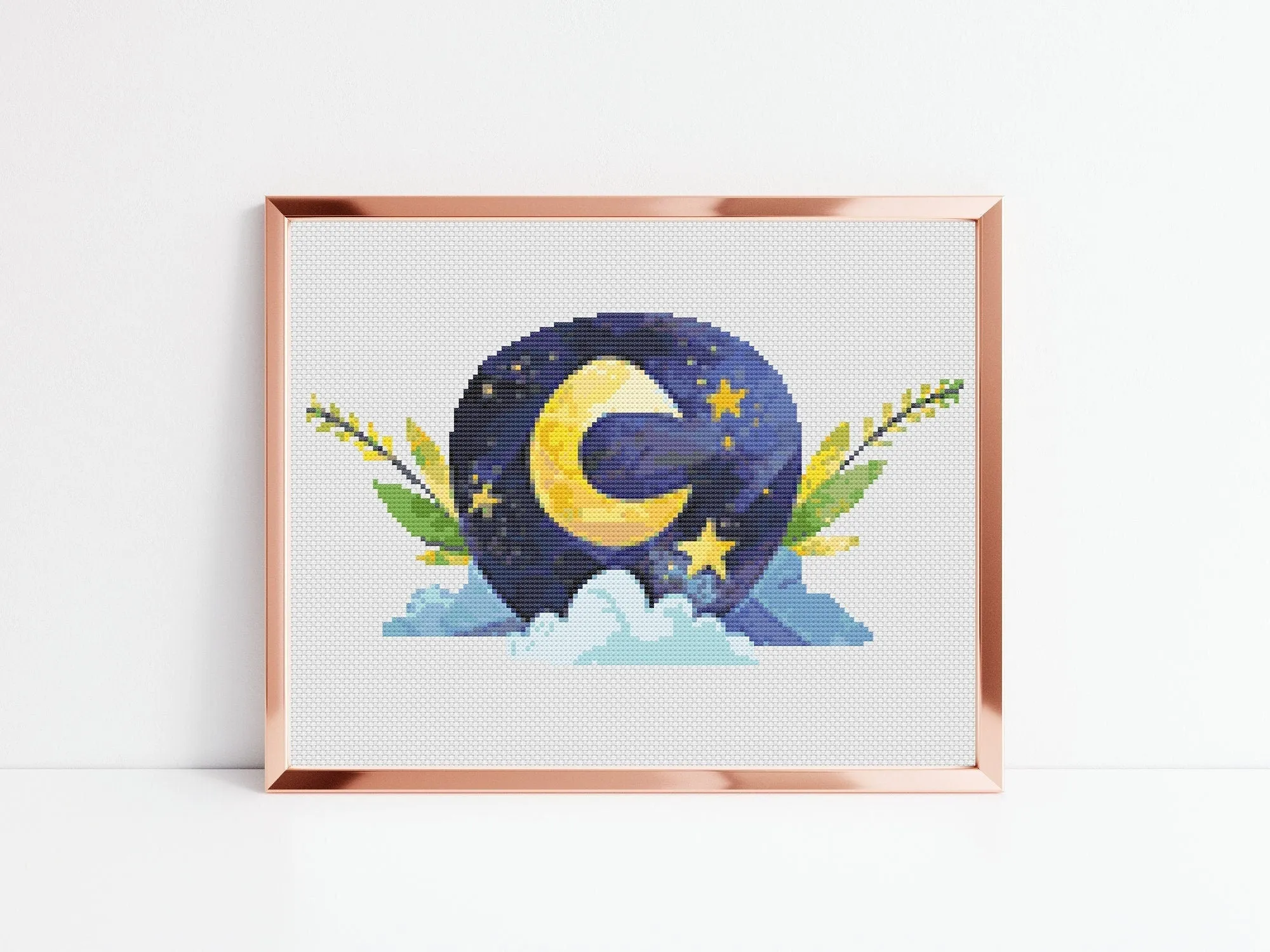 Night Time Cross Stitch Pattern #1774