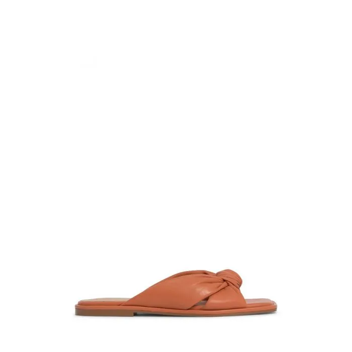 NUDE FOOTWEAR Elodie Burnt Orange Slide