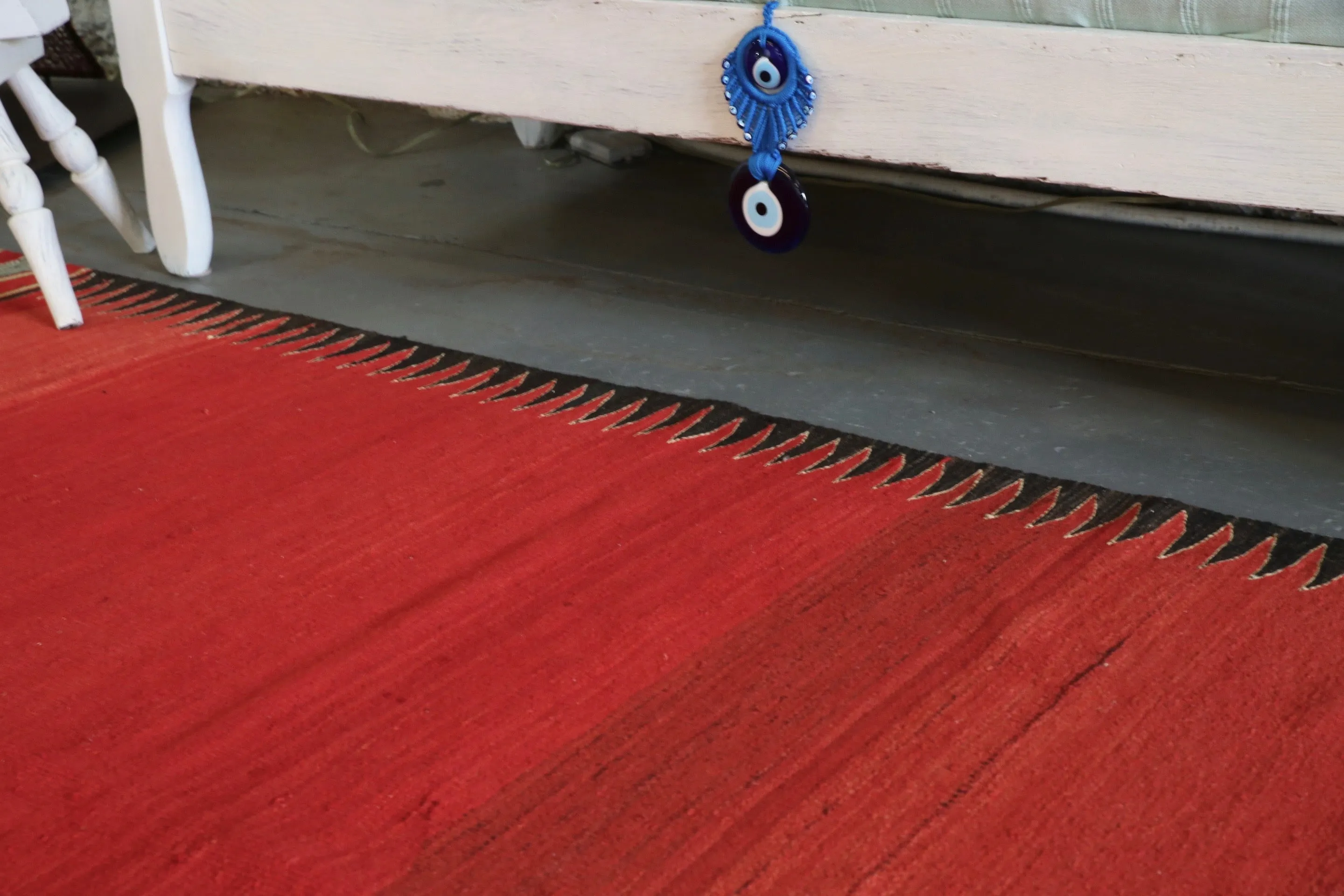 Old Bodrum Bos Kilim Rug