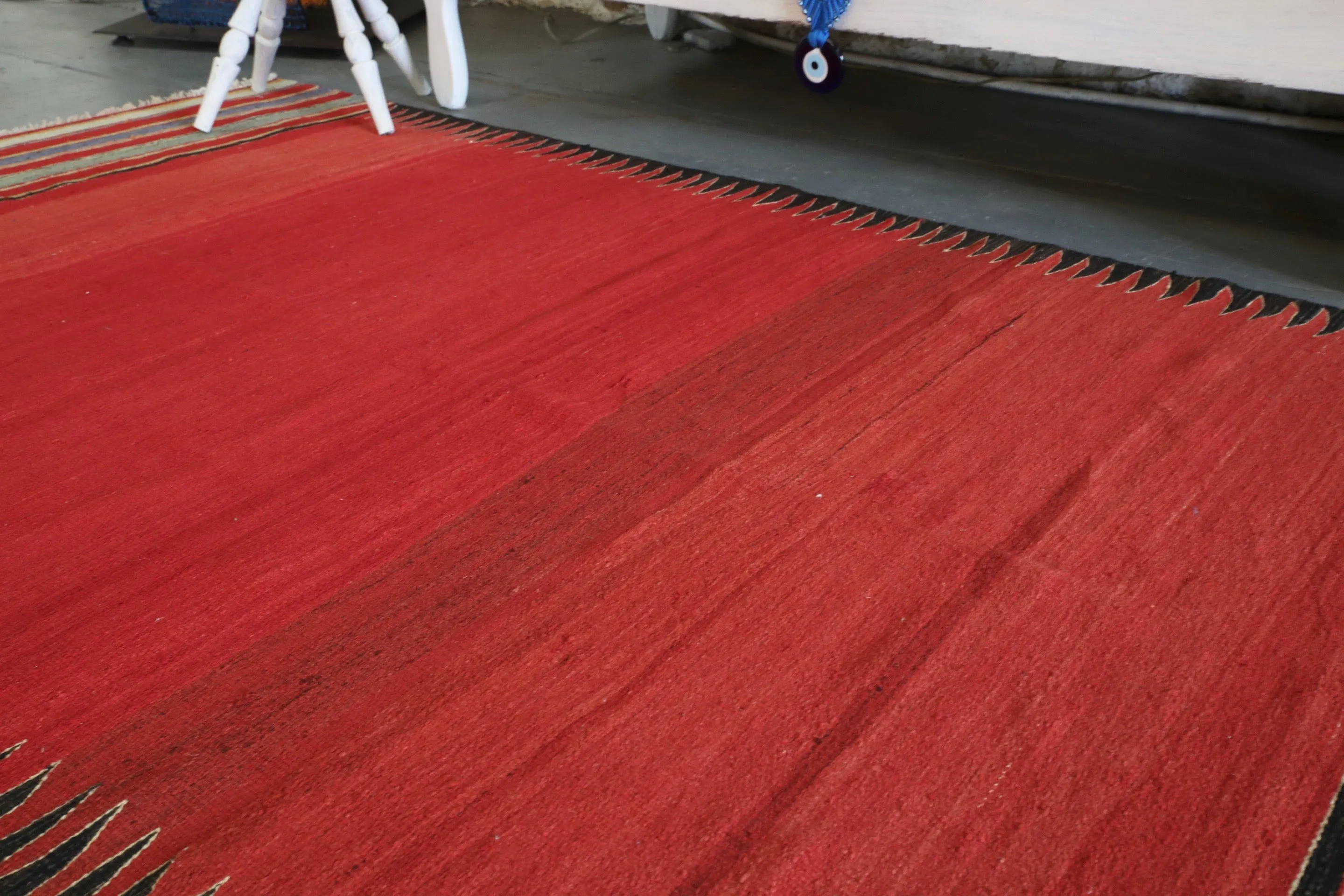 Old Bodrum Bos Kilim Rug