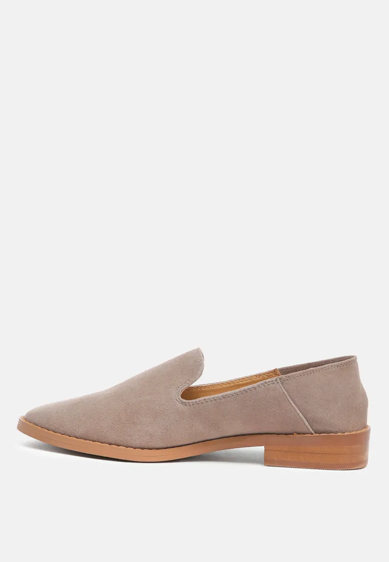 Oliwia Classic Suede Loafers By Ruw