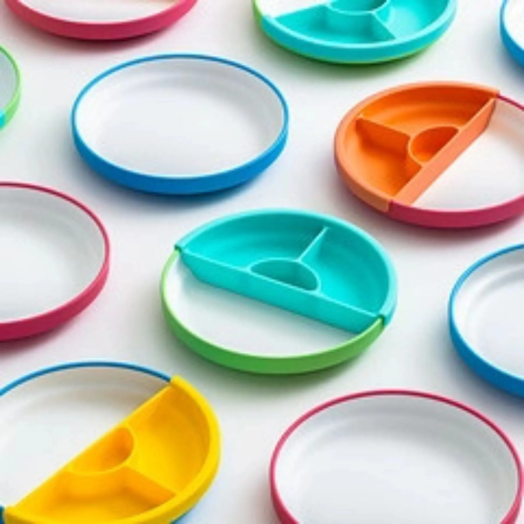 Omie Easy Scoop Plate   Divider Set