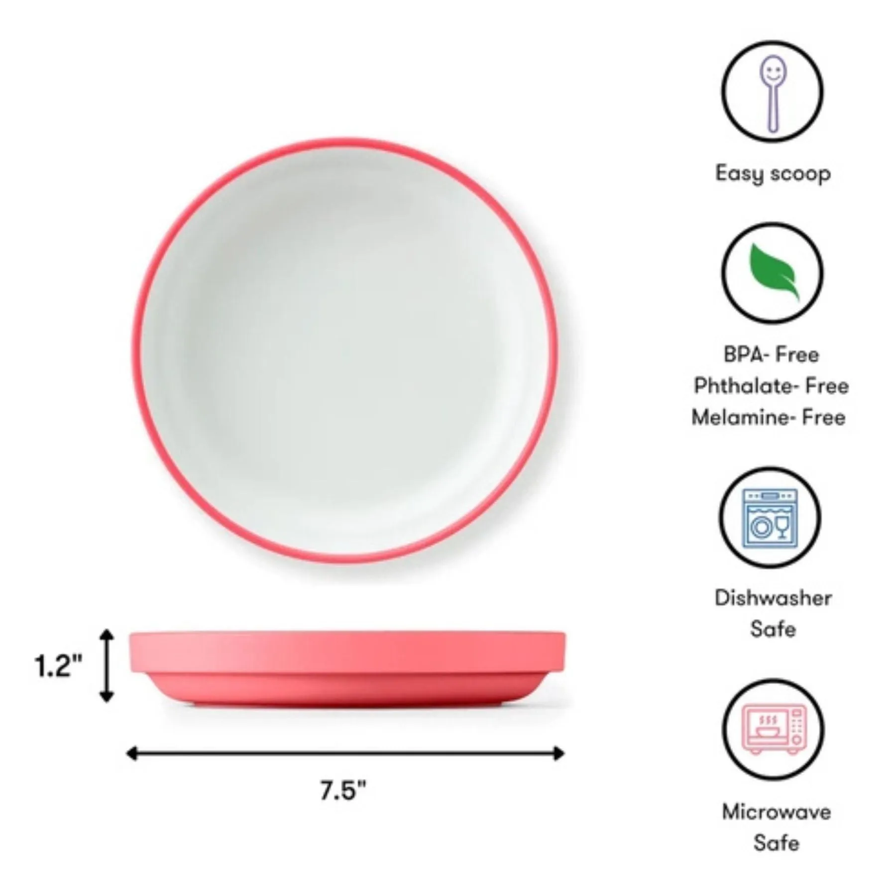 Omie Easy Scoop Plate   Divider Set