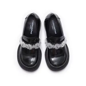 Only Love Eternal Series Transparent  Crystal Loafers