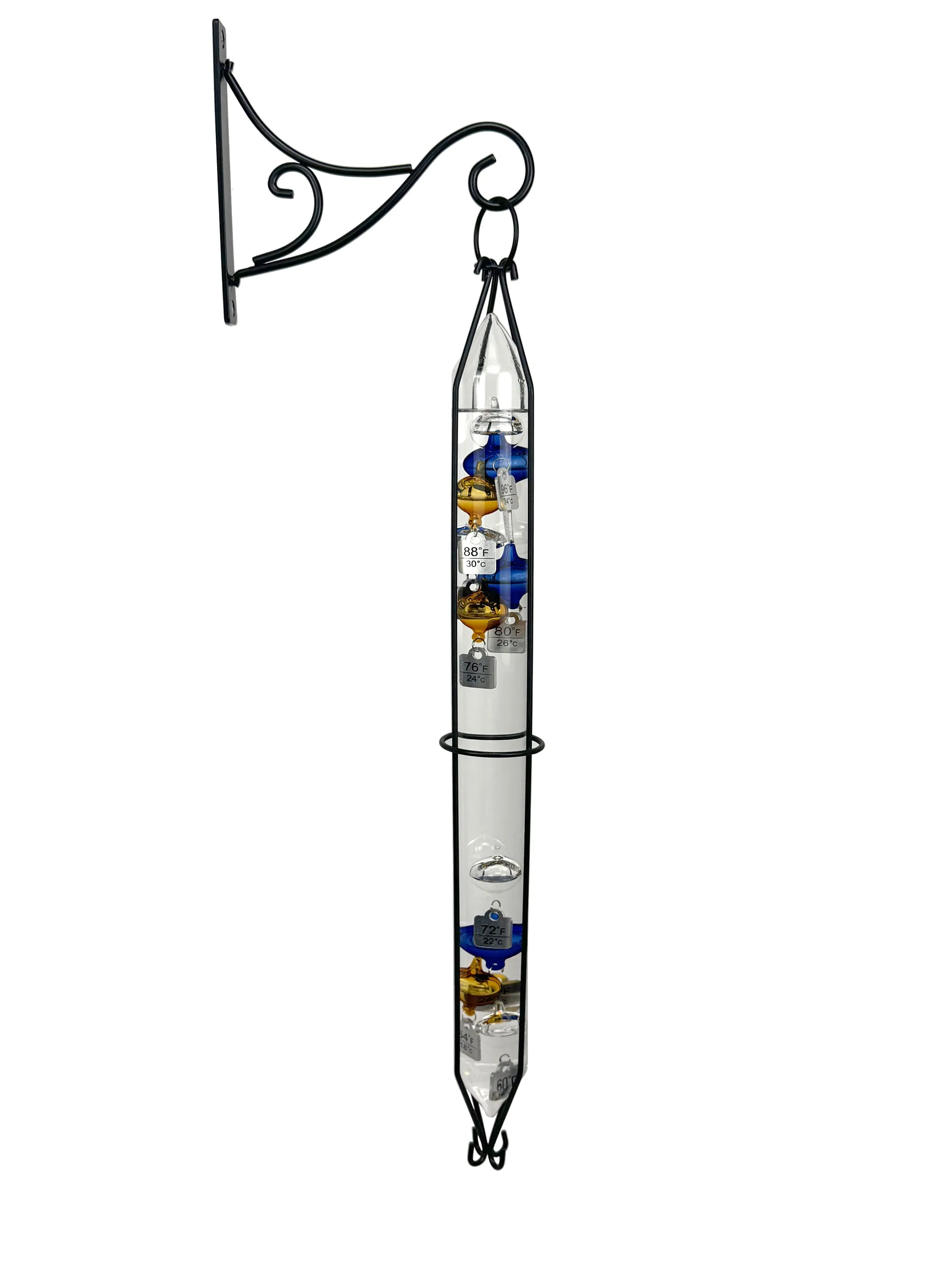 Outdoor Hanging (23" Tall) Galileo Thermometer - 2025 Update