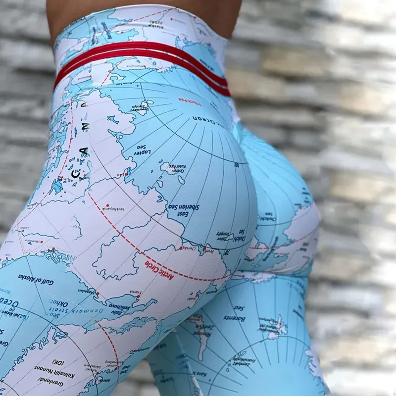 Pace High-Waist Printed Stretch Leggings