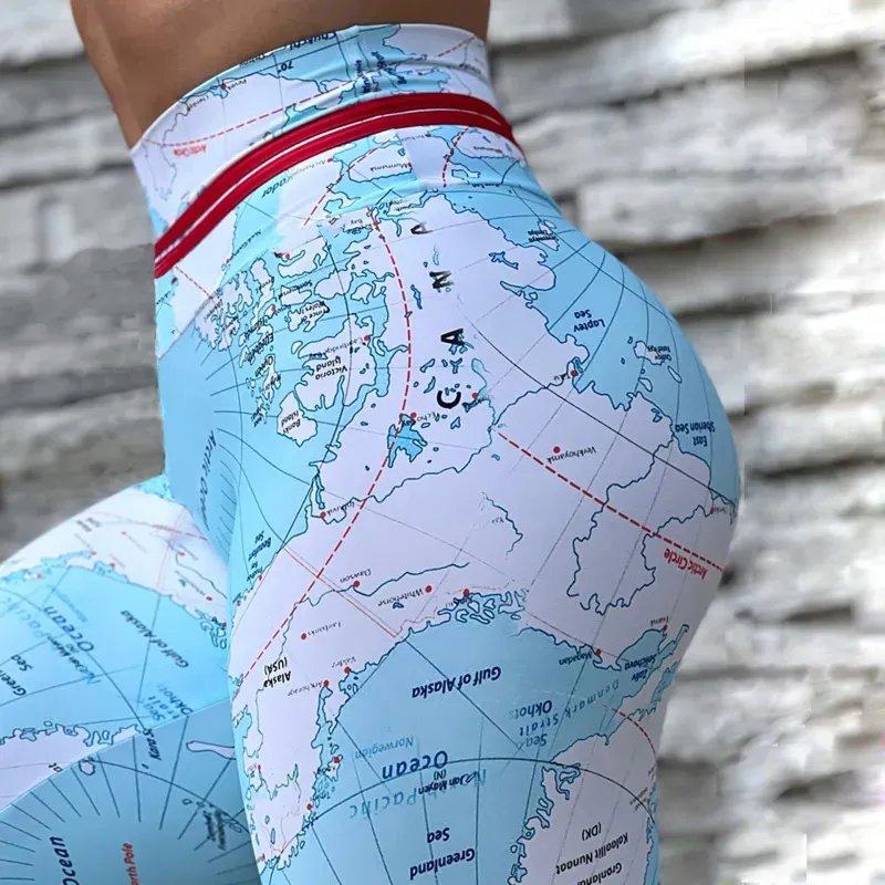 Pace High-Waist Printed Stretch Leggings