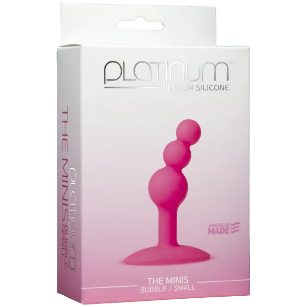 Platinum Premium Silicone The Minis Bubble Small Pink
