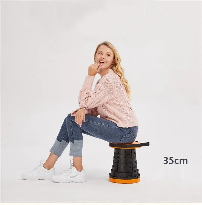 Portable Retractable Folding Stool