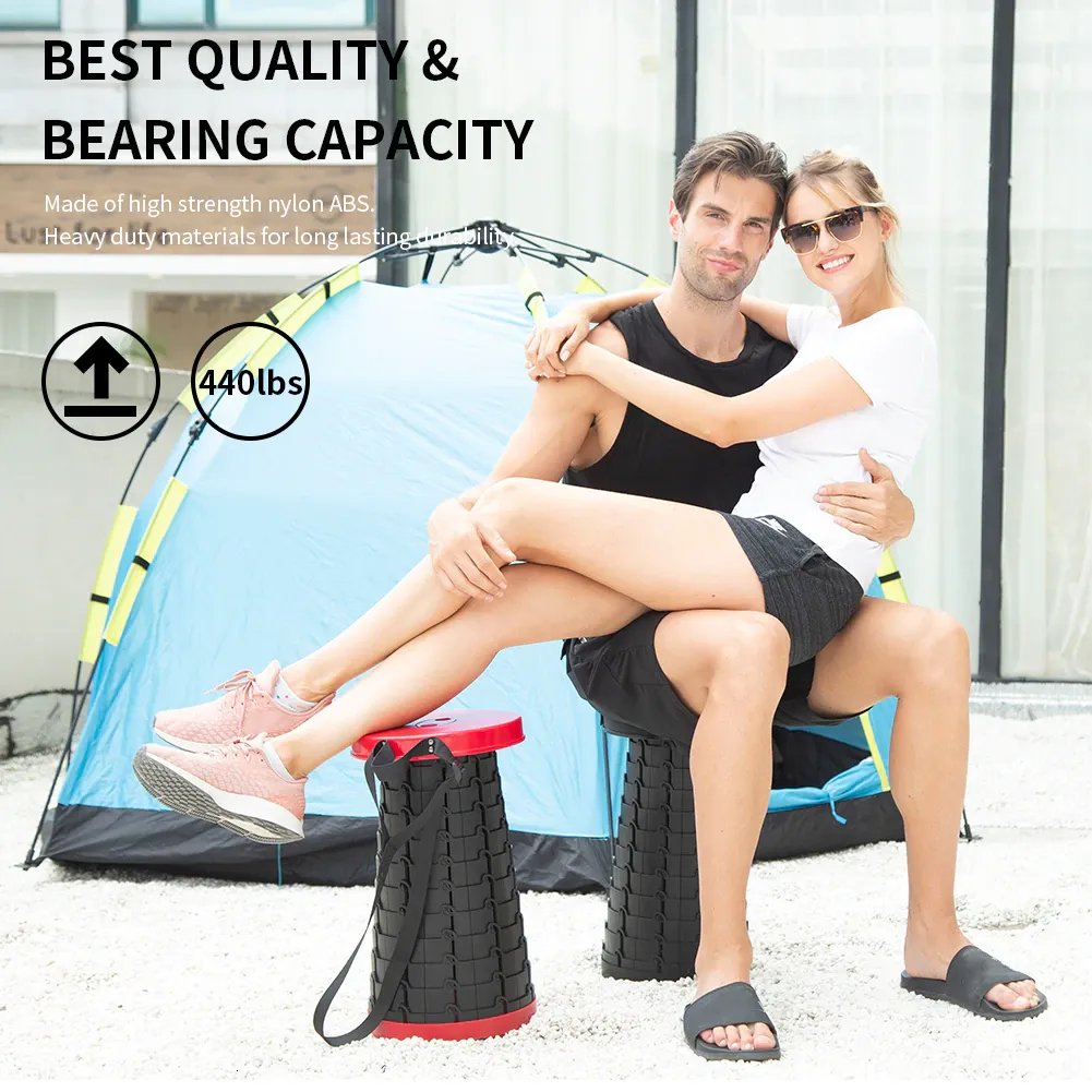 Portable Retractable Folding Stool