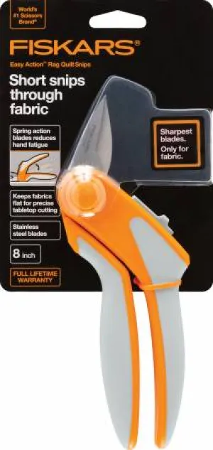 Rag Quilting Snips Easy Action 5" - Fiskars