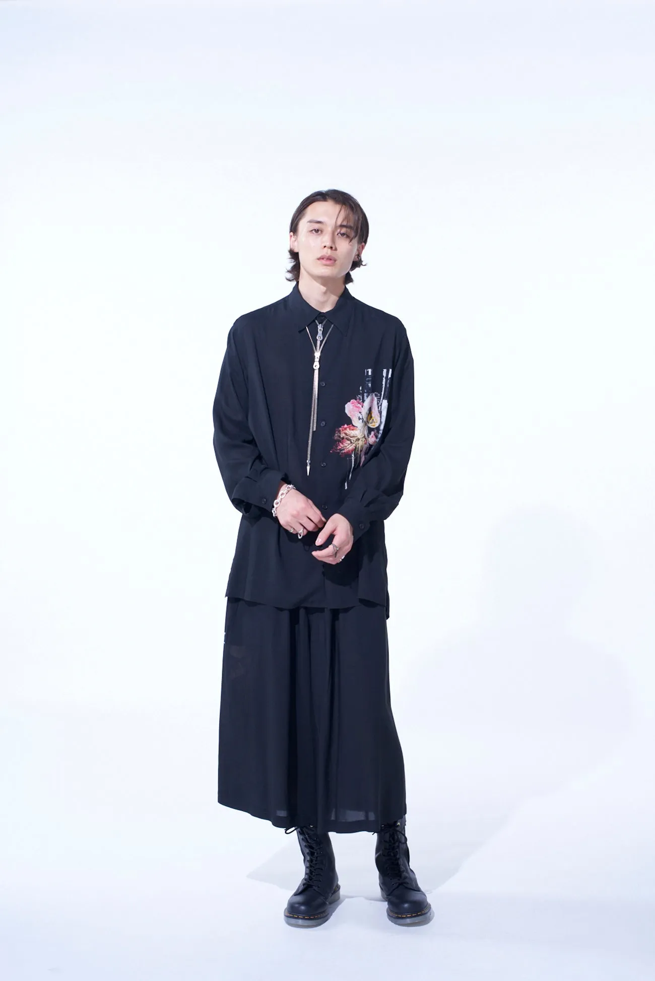 RAYON LOAN “LILY“ PRINTED CULOTTE PANT