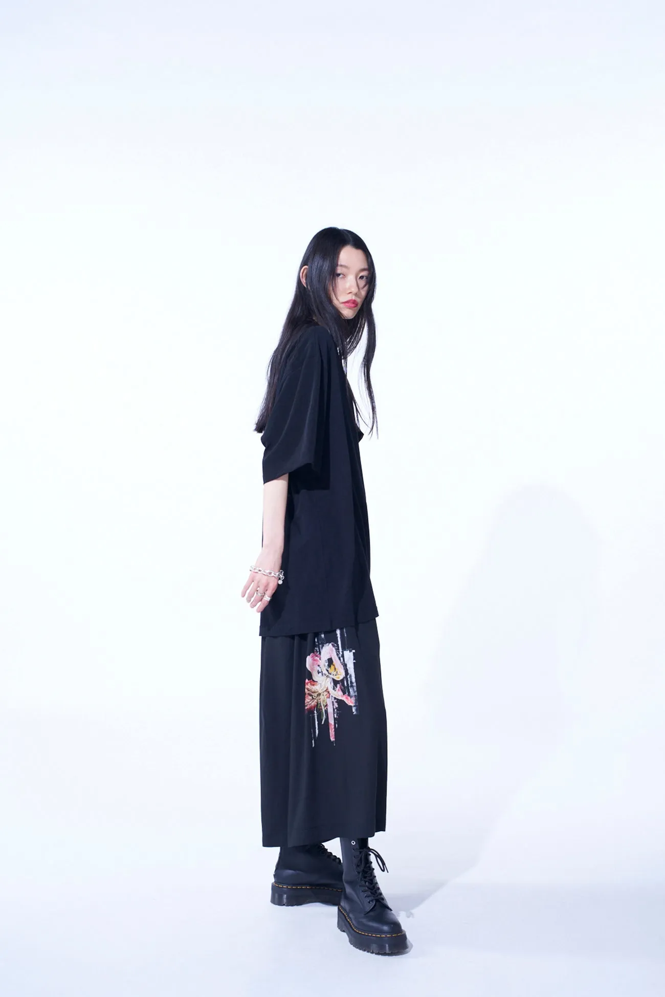 RAYON LOAN “LILY“ PRINTED CULOTTE PANT