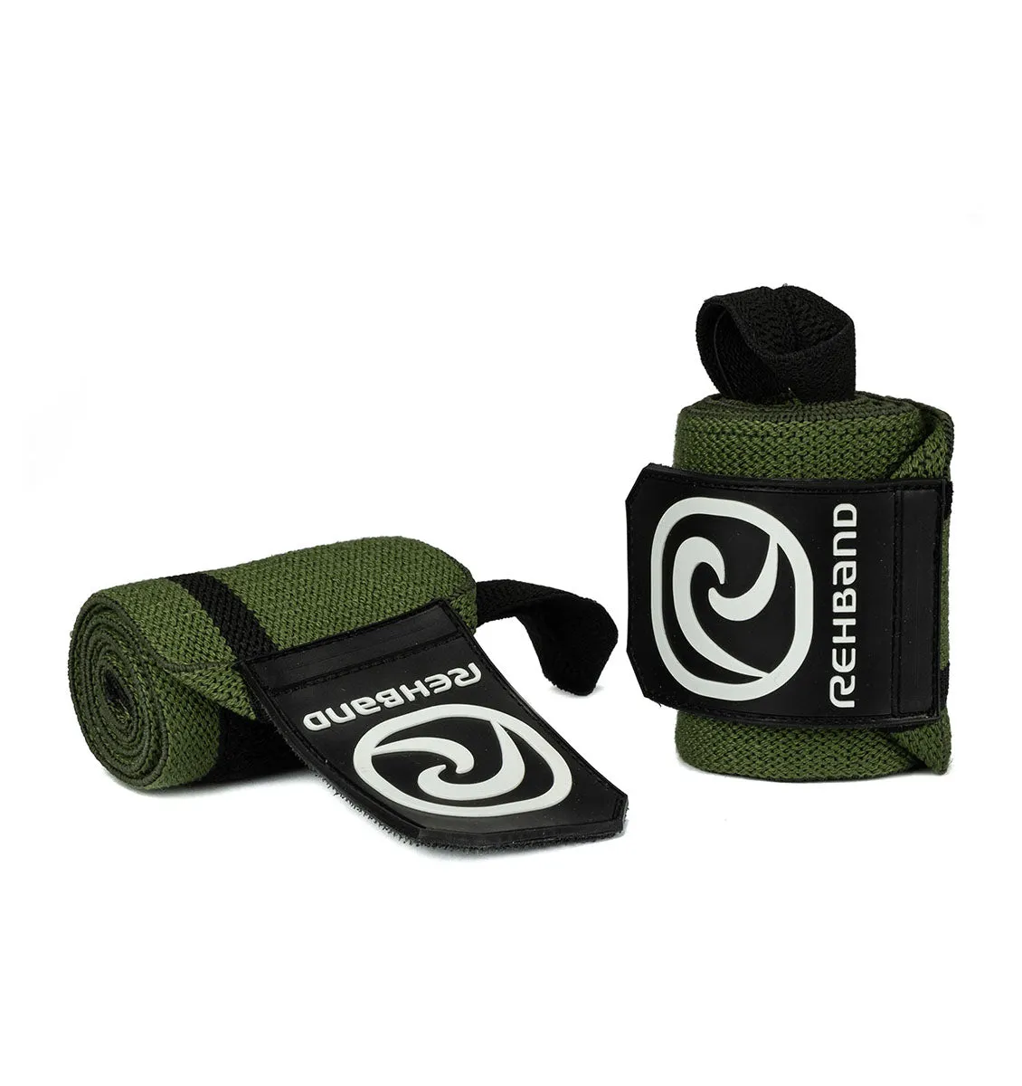 Rehband 18" X-RX Wrist Wraps - Army Green