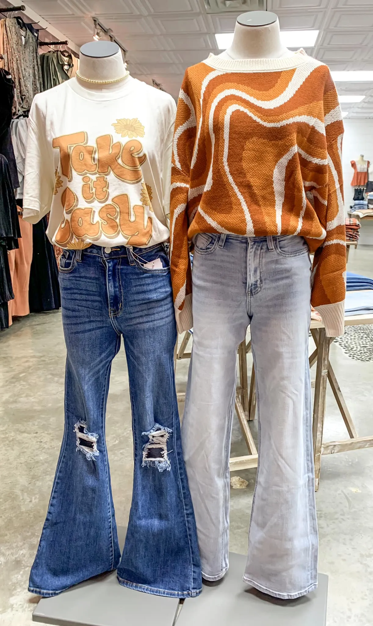 Retro Take It Easy Oversized Tee