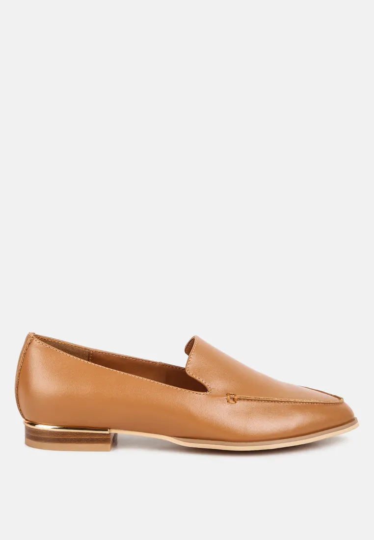 Richelli Metallic Sling Detail Loafers By Ruw