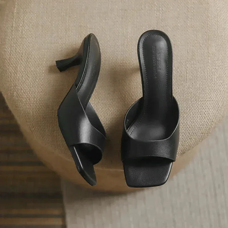 Rosalva Open Toe Mules