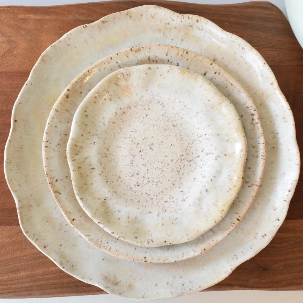 Round Salad Plate Dogwood