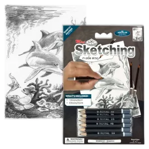 Royal & Langnickle DOLPHINS MINI SKETCHING MADE EASY