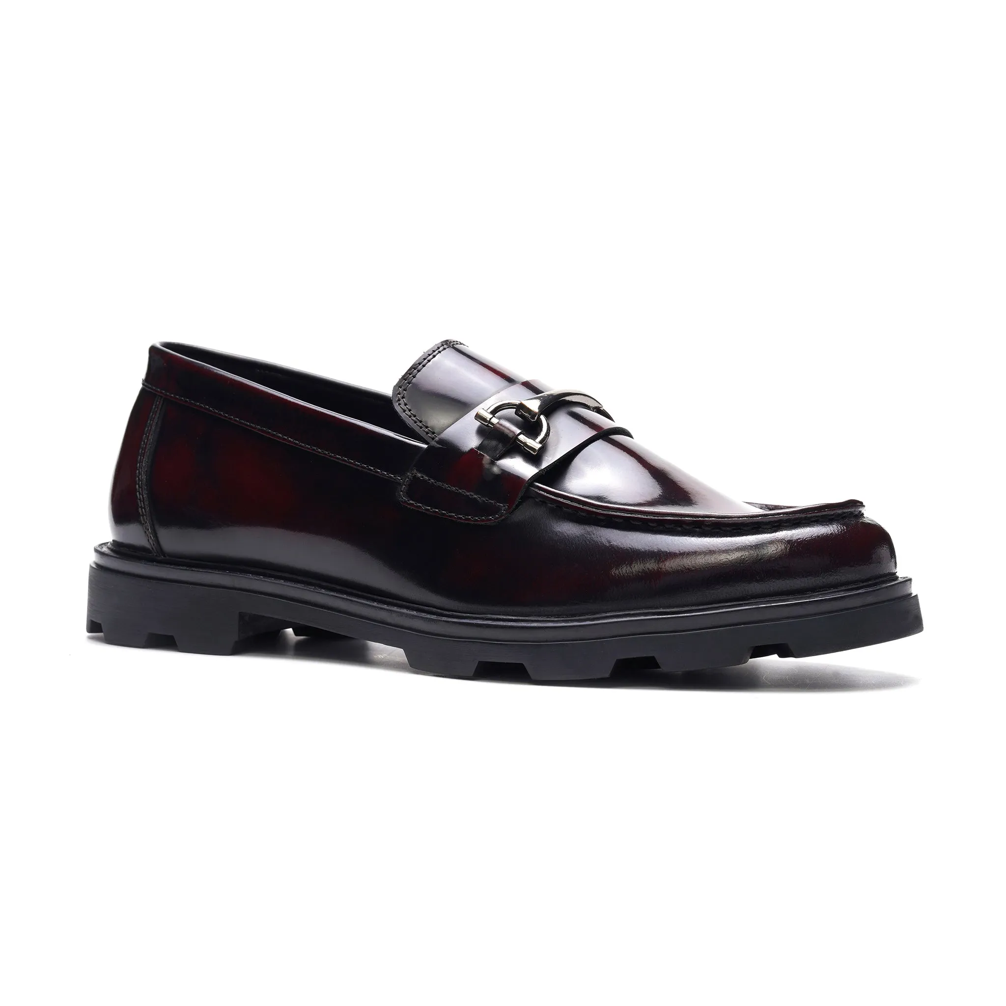 Samuel Bit Loafer // Bordo