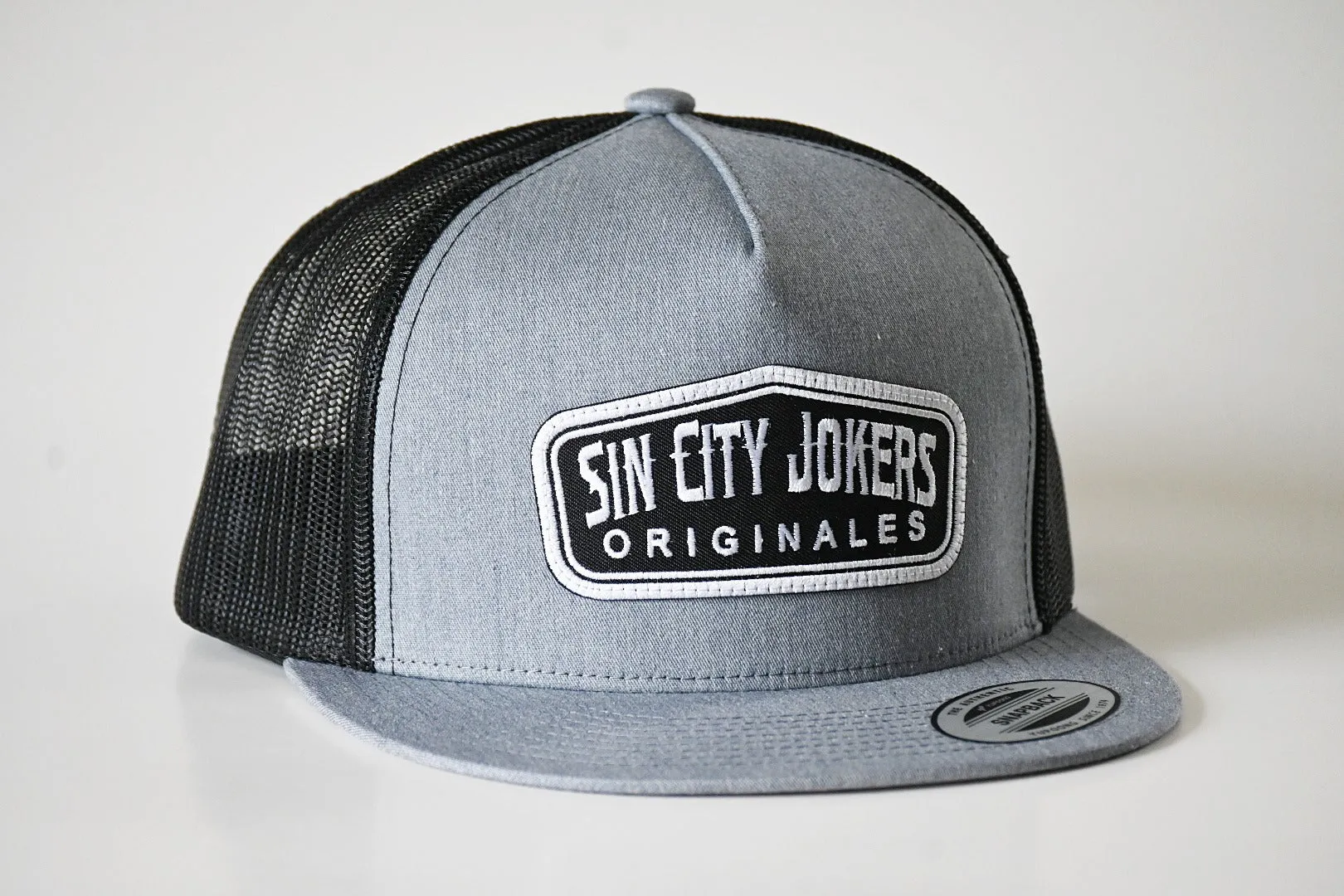 SCJ Originals Patch Trucker (Light Heather & Black)