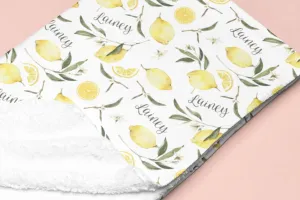 Sherpa-Lined Personalized Blanket | Easy Peezy