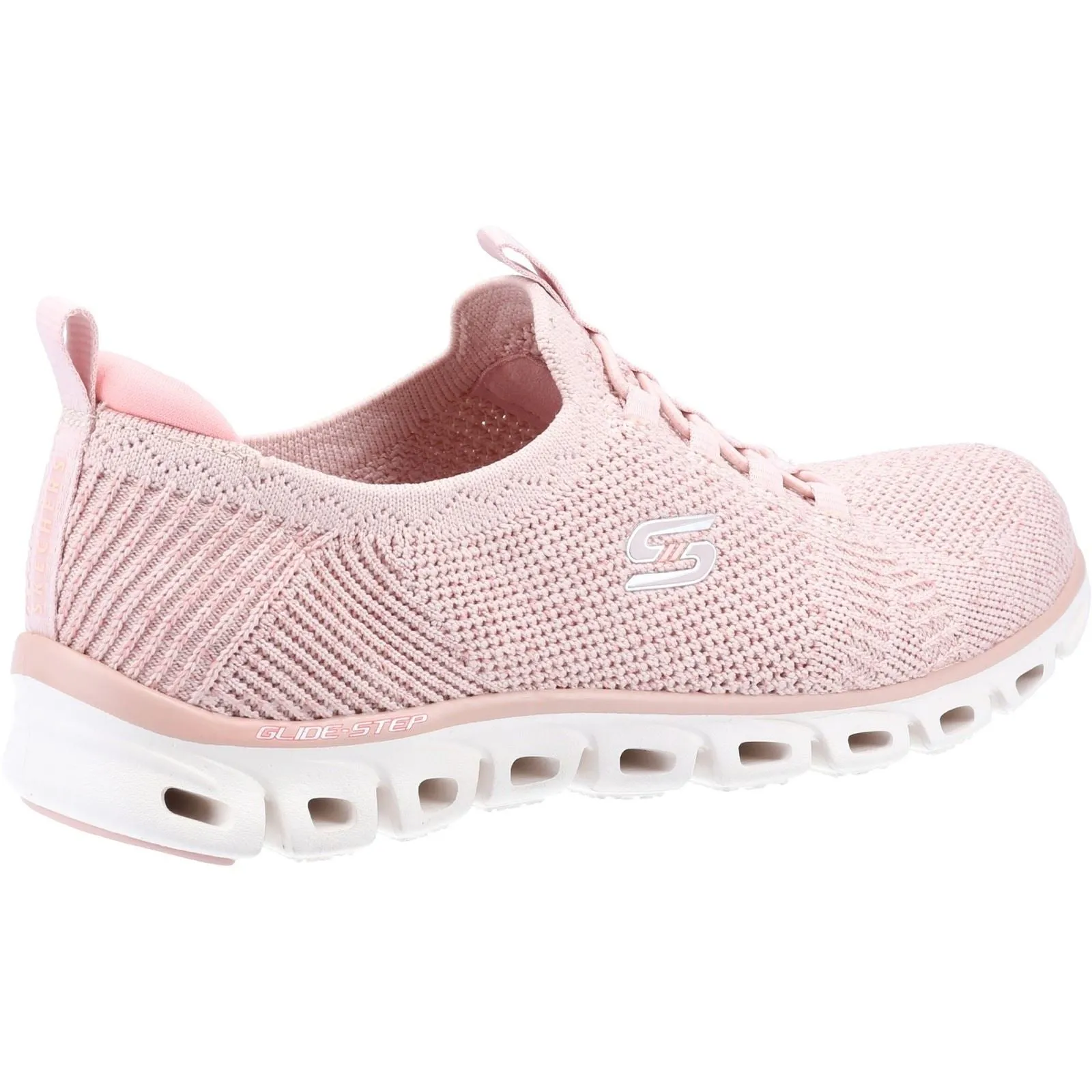 Skechers 104198 Glide Step Grand Flash Sneakers für Damen, weite Passform, Rosa