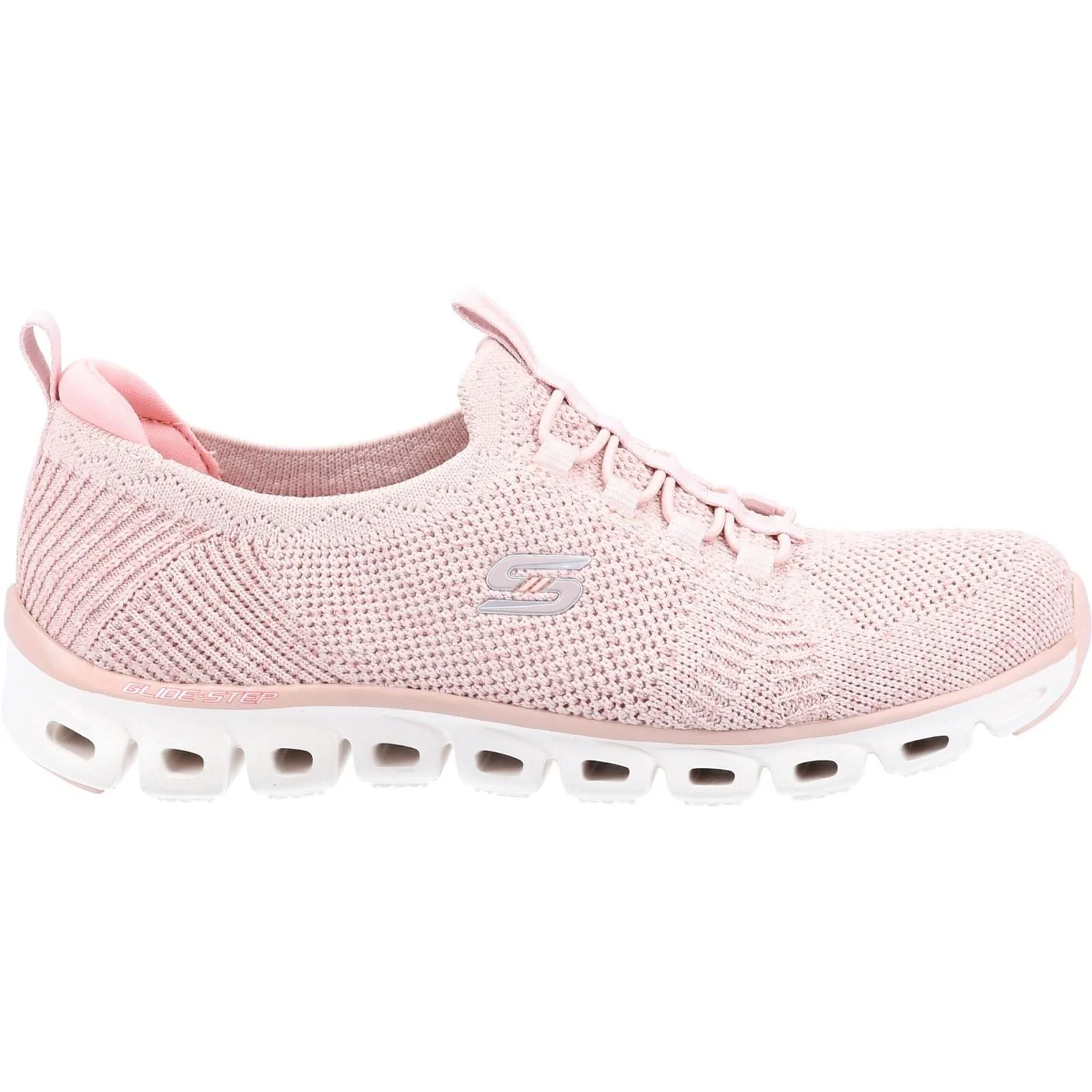 Skechers 104198 Glide Step Grand Flash Sneakers für Damen, weite Passform, Rosa