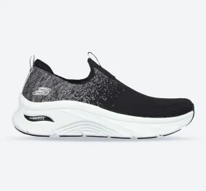 Skechers 149684 Arch Fit D'Lux Key Journey Sneakers für Damen mit weiter Passform - Schwarz
